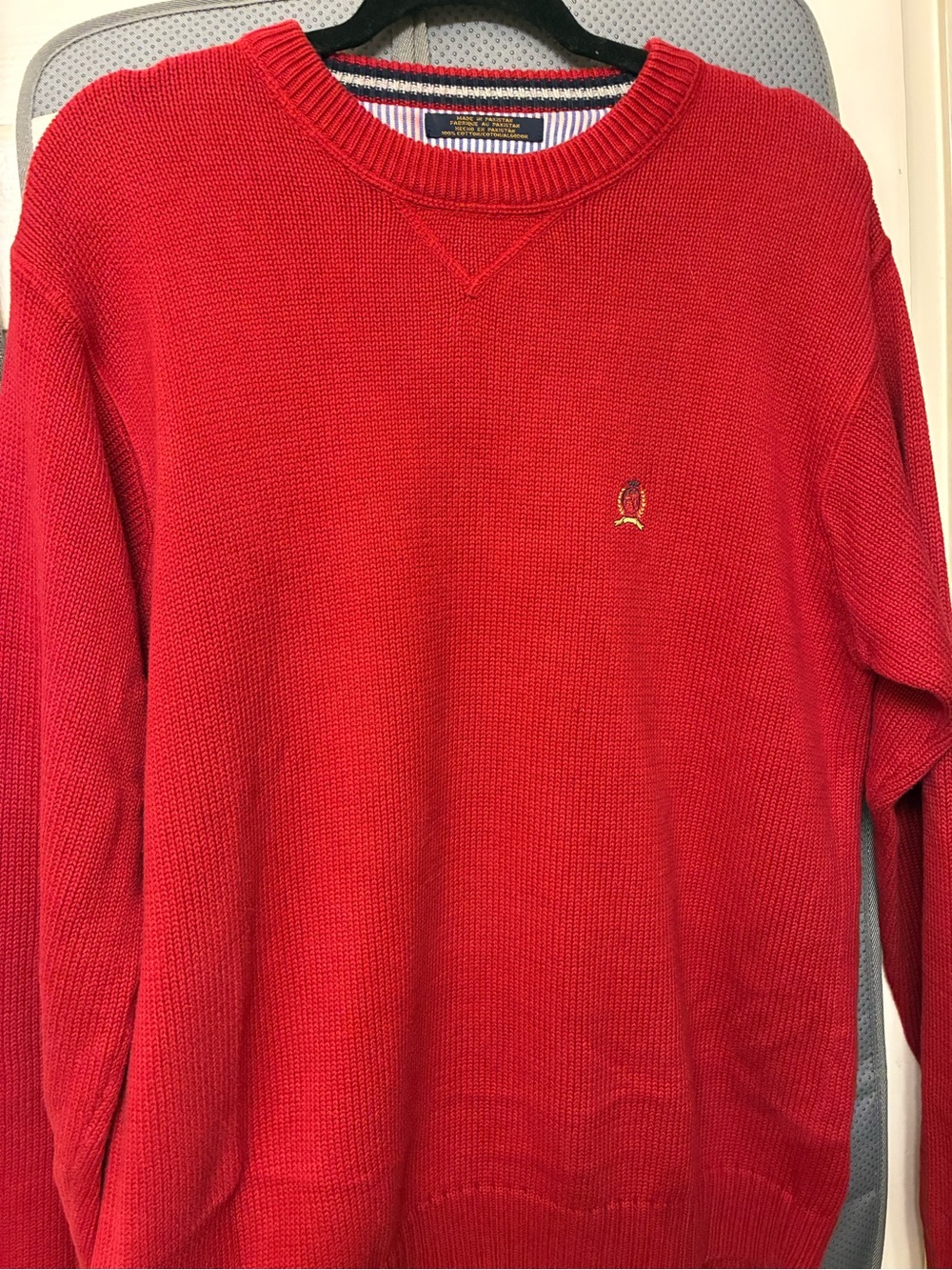 Tommy Hilfiger red sweater